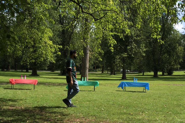 A photo from MMNJ Sports Day, taken at at the gate.
