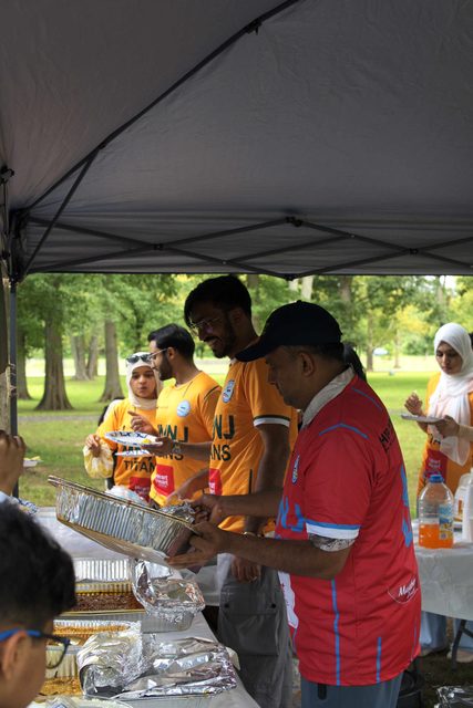 A photo from MMNJ Sports Day, taken at the first cooler.