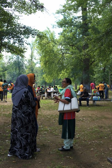 A photo from MMNJ Sports Day, taken at the first cooler.