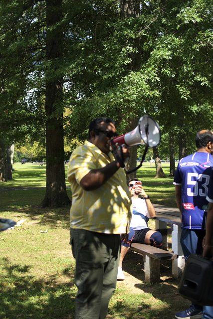 A photo from MMNJ Sports Day, taken at the first cooler.