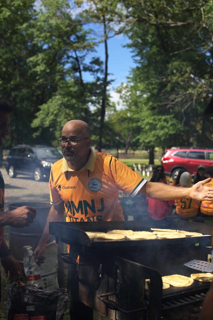 A photo from MMNJ Sports Day, taken at the first cooler.