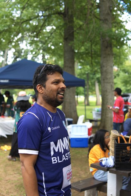 A photo from MMNJ Sports Day, taken at the first cooler.