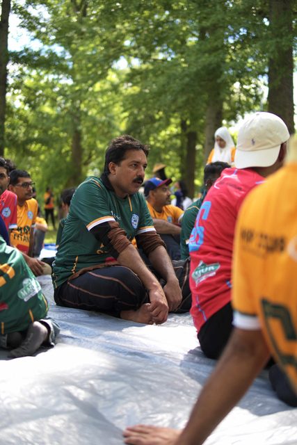 A photo from MMNJ Sports Day, taken at the first cooler.