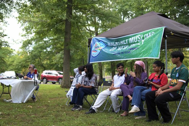 A photo from MMNJ Sports Day, taken at the white table.