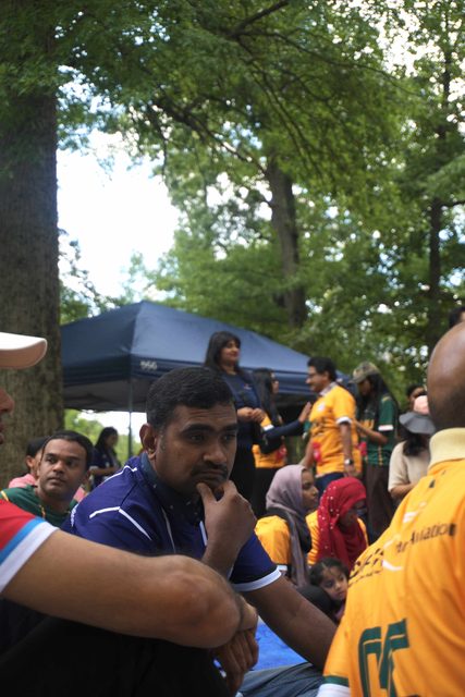 A photo from MMNJ Sports Day, taken at the white table.