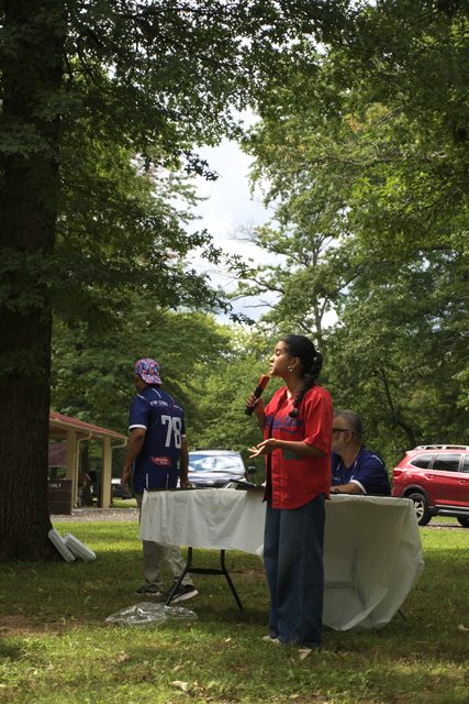 A photo from MMNJ Sports Day, taken at the white table.