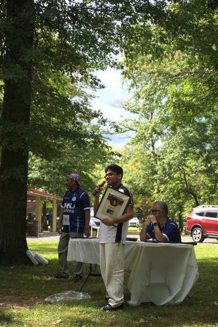 A photo from MMNJ Sports Day, taken at the white table.