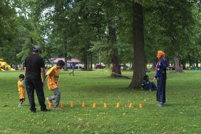 A photo from MMNJ Sports Day, taken at beside the gazebo.