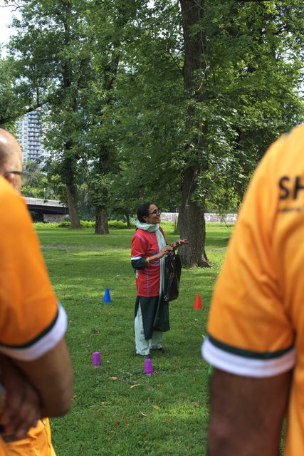 A photo from MMNJ Sports Day, taken at the far bench.