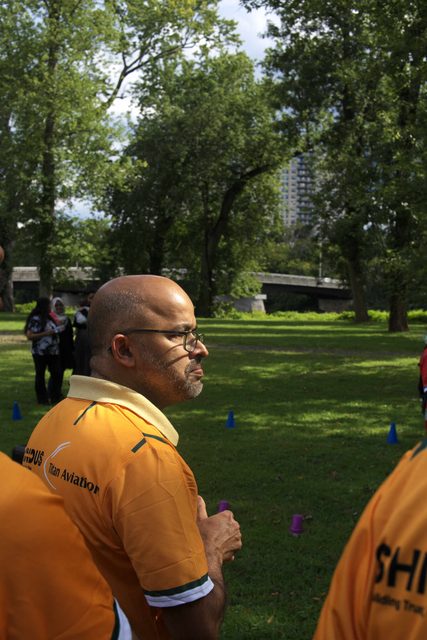 A photo from MMNJ Sports Day, taken at the far bench.