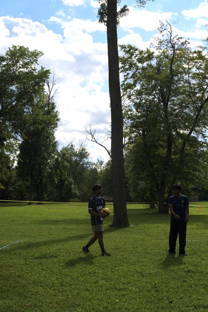 A photo from MMNJ Sports Day, taken at the far bench.