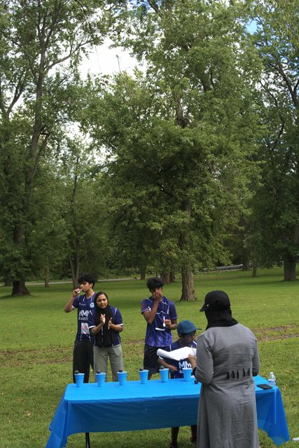 A photo from MMNJ Sports Day, taken at the far bench.