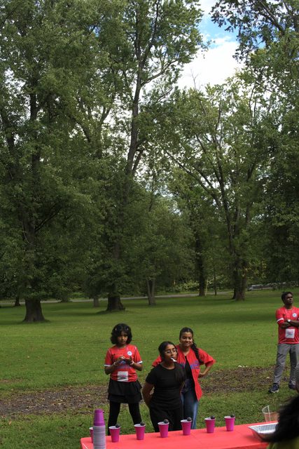 A photo from MMNJ Sports Day, taken at the far bench.