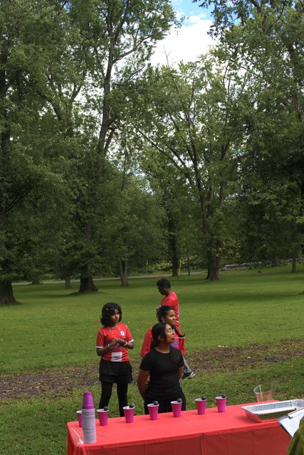 A photo from MMNJ Sports Day, taken at the far bench.