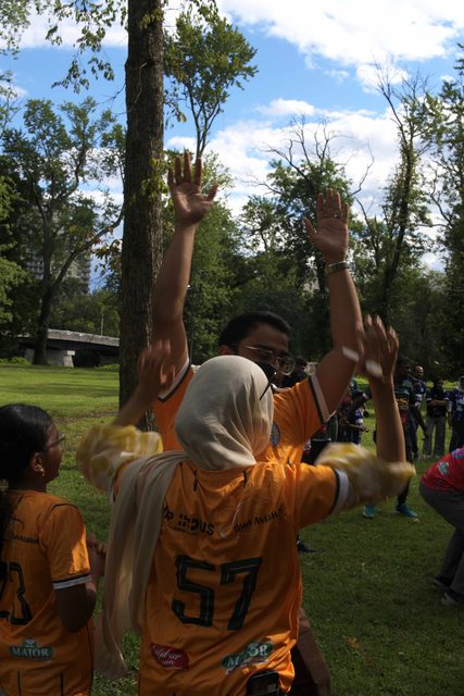 A photo from MMNJ Sports Day, taken at the big oak.