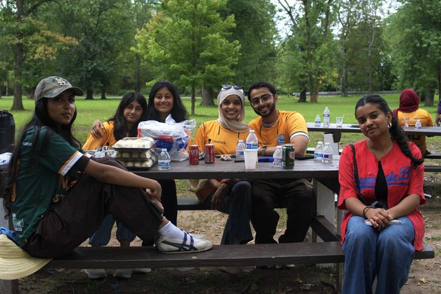 A photo from MMNJ Sports Day, taken at the big oak.