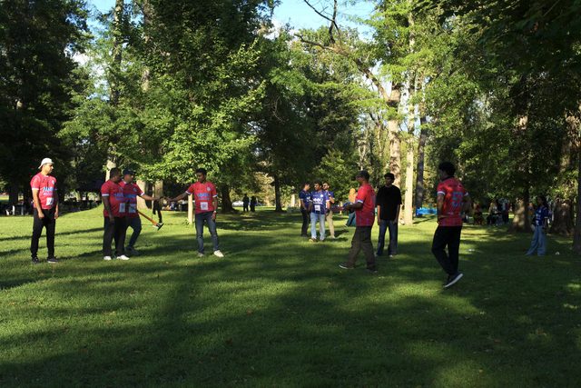 A photo from MMNJ Sports Day, taken at the last table.