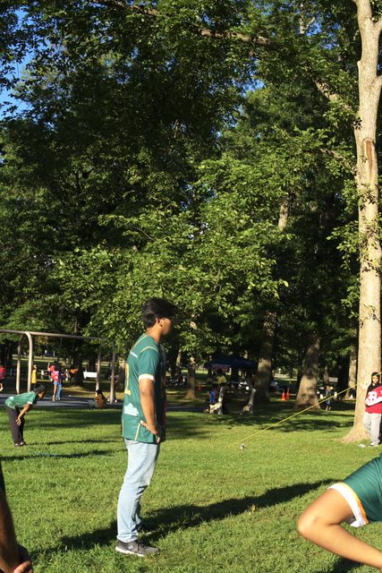 A photo from MMNJ Sports Day, taken at the last table.
