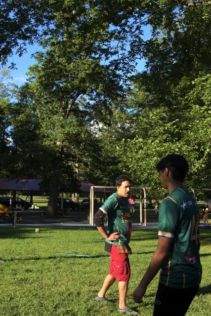 A photo from MMNJ Sports Day, taken at the last table.