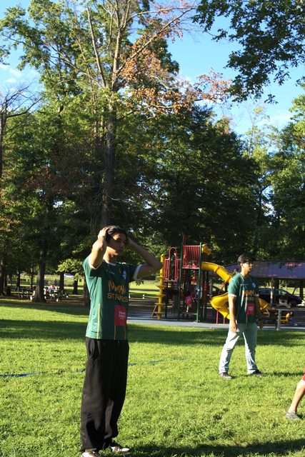 A photo from MMNJ Sports Day, taken at the last table.