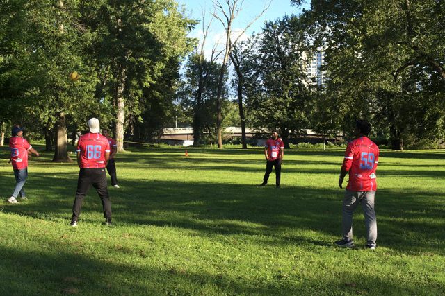 A photo from MMNJ Sports Day, taken at the last table.