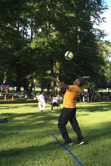 A photo from MMNJ Sports Day, taken at the last table.