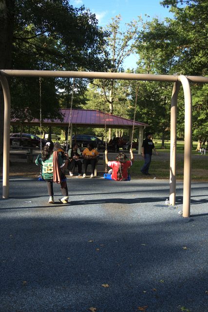 A photo from MMNJ Sports Day, taken at the last table.